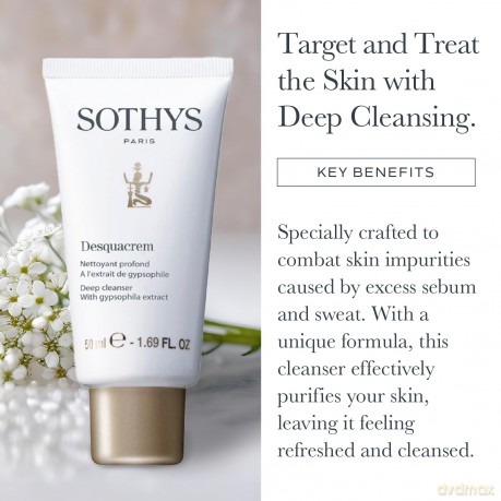 SOTHYS Paris Deep Cleansing Skin Cream Desquacrem (Deep Clean ser) - Volume: 50 ml