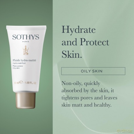 SOTHYS Paris Hydrating matting fluid for oily skin (Hydra-Matt Fluid) - Volume: 50 ml
