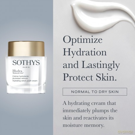 SOTHYS Paris Hydrating skin cream Hydra (Hydrating Velvet Youth Cream) - Volume: 50 ml