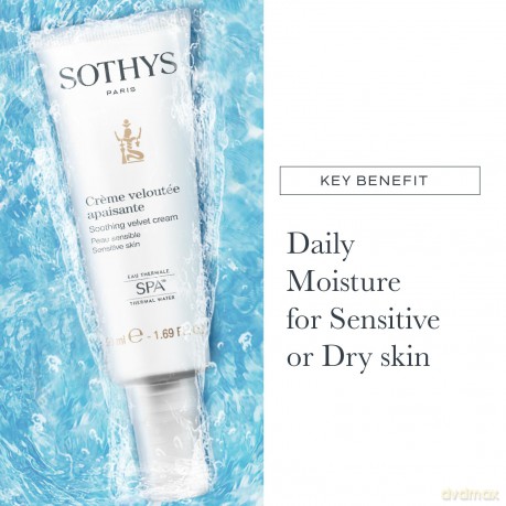SOTHYS Paris Soothing cream for sensitive skin SPA (Soothing Velvet Cream) - Volume: 50 ml