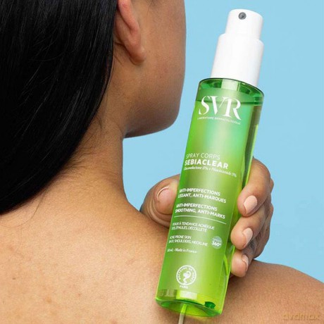 SVR Body mist spray for problematic skin Sebiaclear (Smoothing Anti-Imperfection Body Spray) 150 ml