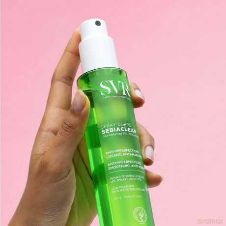 SVR Body mist spray for problematic skin Sebiaclear (Smoothing Anti-Imperfection Body Spray) 150 ml