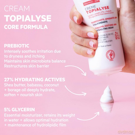 SVR Nourishing and soothing cream for sensitive and dry skin Topialyse (Ultra-Melting Cream) 200 ml