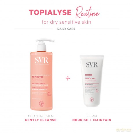 SVR Nourishing and soothing cream for sensitive and dry skin Topialyse (Ultra-Melting Cream) 200 ml
