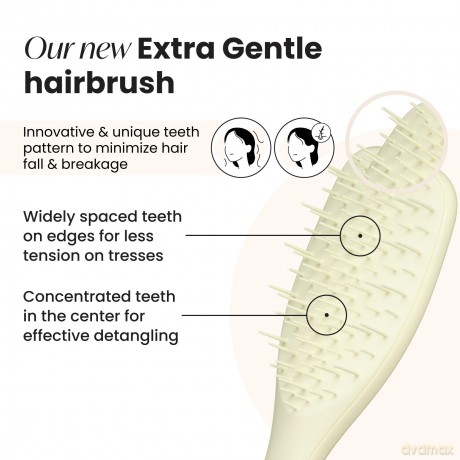 Tangle Teezer Hair brush Ultimate Detangler Extra Gentle Chamomile Yellow