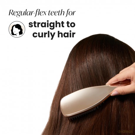 Tangle Teezer Hair brush Ultimate Detangler Straight & Curly Chrome Neo Gold