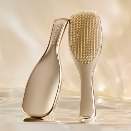 Tangle Teezer Hair brush Ultimate Detangler Straight & Curly Chrome Neo Gold
