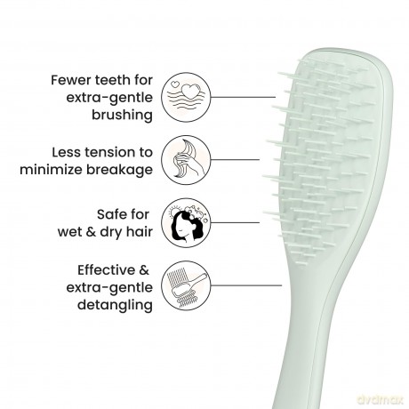 Tangle Teezer Ultimate Detangler Extra Gentle Eucalyptus Green Hair Brush