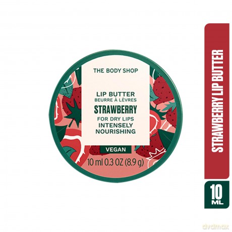 The Body Shop Nourishing and protective lip balm Strawberry (Lip Butter) 10 ml
