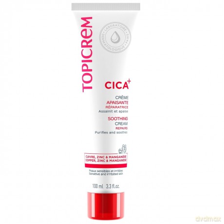 Topicrem CICA Soothing and Regenerating Cream (Soothing Cream) 100 ml