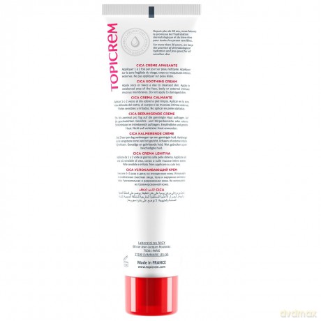 Topicrem CICA Soothing and Regenerating Cream (Soothing Cream) 100 ml