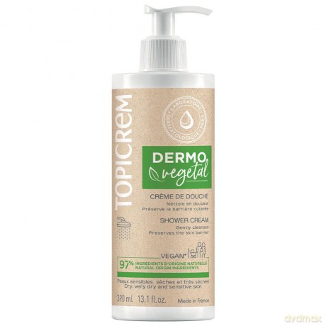Topicrem Dermovegetal Shower Cream (Shower Cream) 390 ml