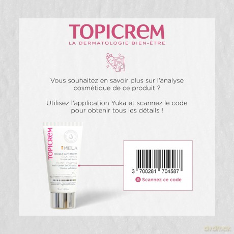 Topicrem Instant Radiance Mask 50 ml