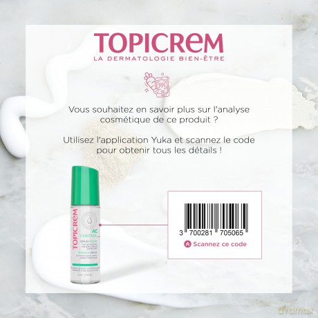 Topicrem Intensive night serum for combination to oily skin AC Control (Intensive Serum) 34 ml