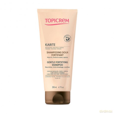 Topicrem Karite Gentle Fortifying Shampoo for Curly and Frizzy Hair 200 ml