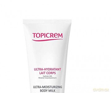 Topicrem Moisturizing Body Milk for Dry and Sensitive Skin (Ultra -Moisturizing Body Milk) - Volume: 75 ml
