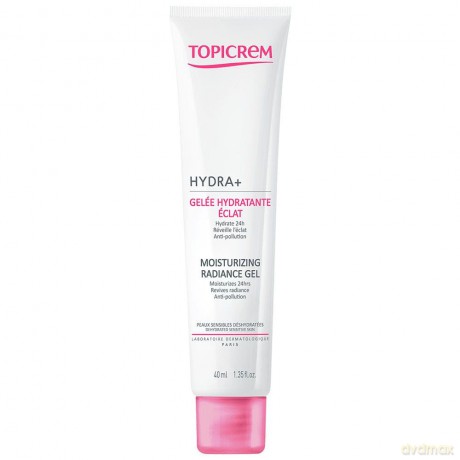 Topicrem Refreshing facial gel HYDRA+ (Moisturizing Radiance Gel) 40 ml