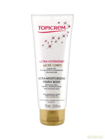 Topicrem Ultra Moisturizing Pearly Body Cream 75 ml