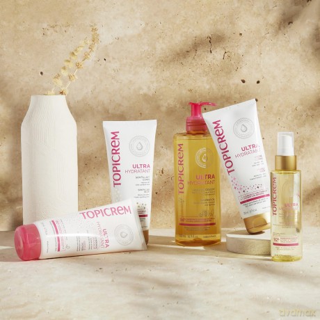 Topicrem Ultra-Hydrating Shower Oil for Dry and Sensitive Skin - Volume: 500 ml