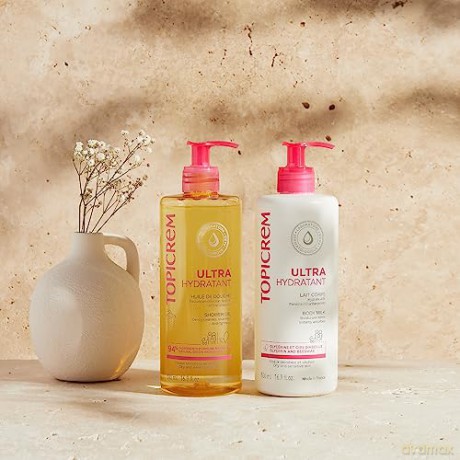 Topicrem Ultra-Hydrating Shower Oil for Dry and Sensitive Skin - Volume: 500 ml