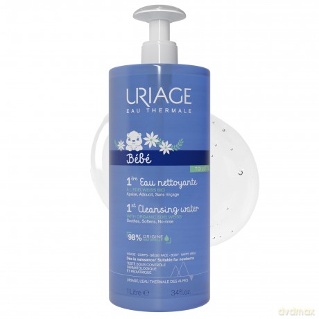 Uriage Bébé Cleansing Water (1st Cleansing Water) - Volume: 1000 ml