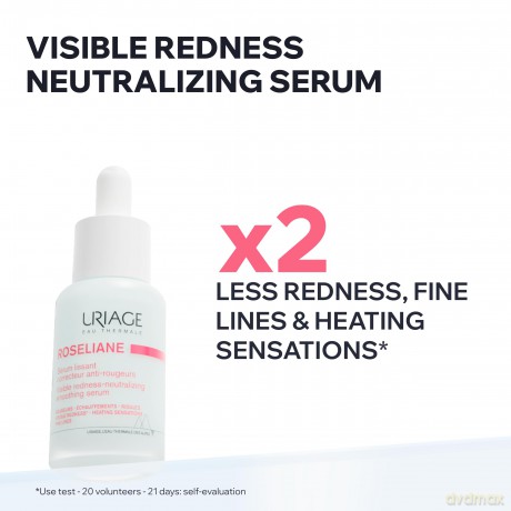 Uriage Roseliane Visible Redness-Neutralizing Smoothing Serum 30 ml