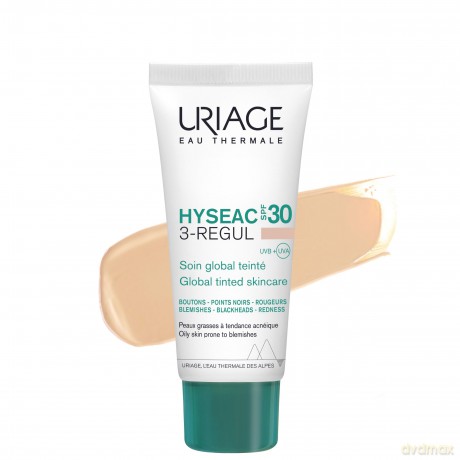 Uriage Tinted cream for problematic skin SPF 30 Hyseac 3-Regul (Global Tinted Skincare) 40 ml
