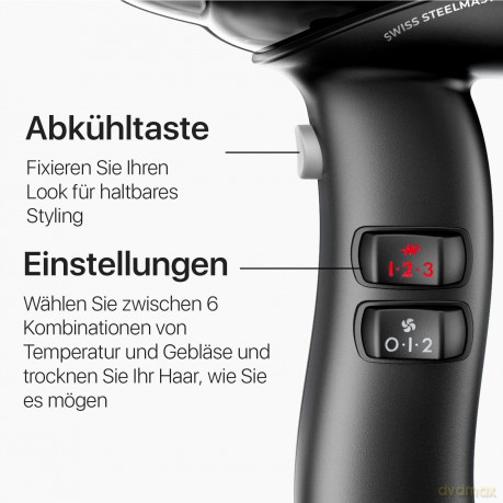 Valera Hair dryer Swiss Steel Master Light Chrome