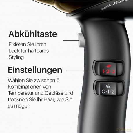 Valera Hair dryer Swiss Steel Master Light Gold