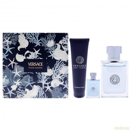 Versace Pour Homme - woda toaletowa 100 ml + sprchový gel 150 ml + woda toaletowa 5 ml