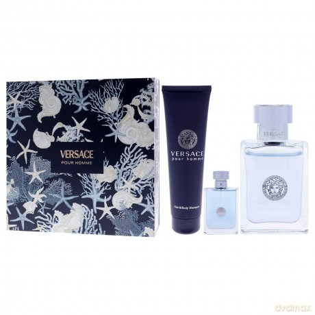 Versace Pour Homme - woda toaletowa 100 ml + sprchový gel 150 ml + woda toaletowa 5 ml