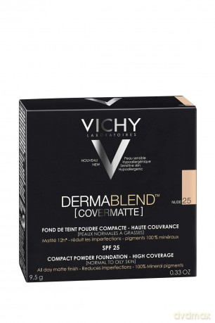 Vichy (Compact Powder Foundation) SPF 25 Derma blend Covermatte (Compact Powder Foundation) 9.5 g - Shade: 25