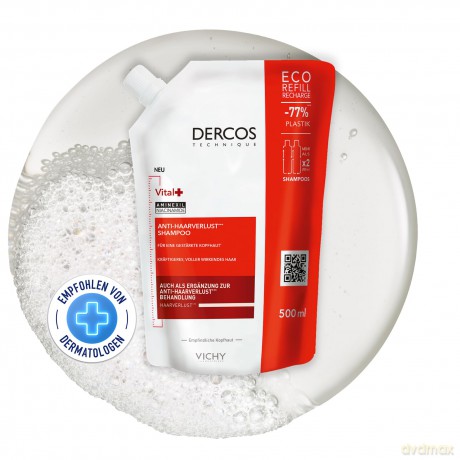 Vichy Dercos Energy+ strengthening shampoo - Volume: 500 ml