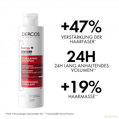 Vichy Dercos Energy+ strengthening shampoo - Volume: 500 ml