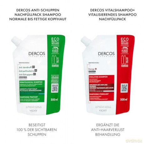 Vichy Dercos Energy+ strengthening shampoo - Volume: 500 ml