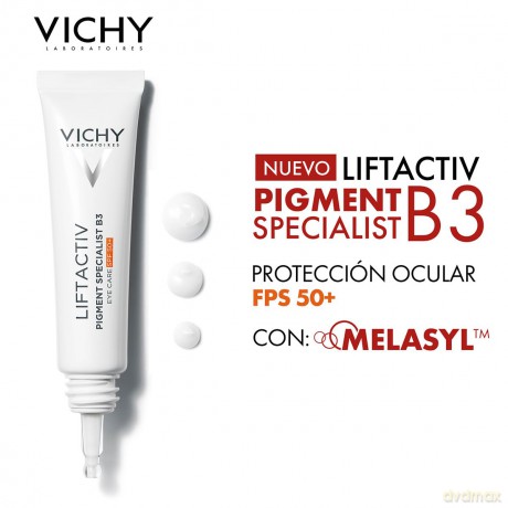 Vichy Eye Cream SPF 50+ Liftactiv Pigment Specialist B3 (Eye Care) 15 ml