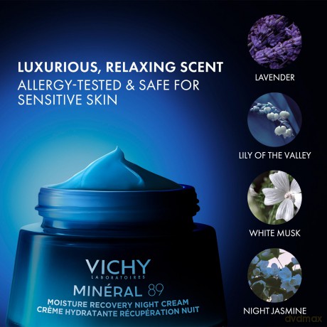 Vichy Mineral 89 Moisture Recovery Night Cream 50 ml