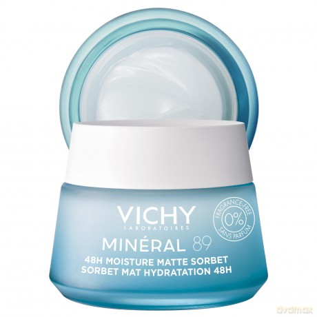 Vichy Moisturizing matting skin gel Mineral 89 (48H Moisture Matte Sorbet) 50 ml