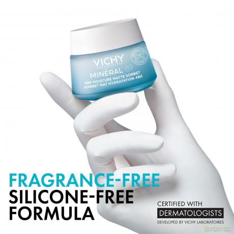 Vichy Moisturizing matting skin gel Mineral 89 (48H Moisture Matte Sorbet) 50 ml