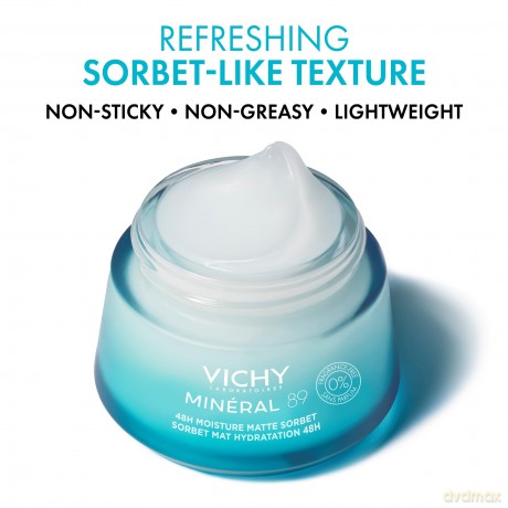 Vichy Moisturizing matting skin gel Mineral 89 (48H Moisture Matte Sorbet) 50 ml