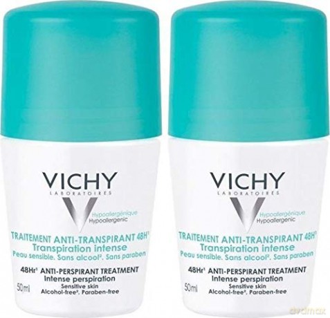 Vichy Set of antiperspirant balls against excessive sweating (Anti-Perspirant Treatment) 2 x 50 ml