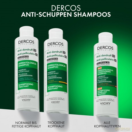 Vichy Shampoo and conditioner 2 in 1 Anti Dandruff DS (Dermatological Conditioning Shampoo) - Volume: 200 ml