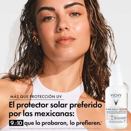 Vichy Tinted fluid preventing photoaging SPF 50+ Capital Soleil UV-Age Daily Pigment (Fluid) 40 ml