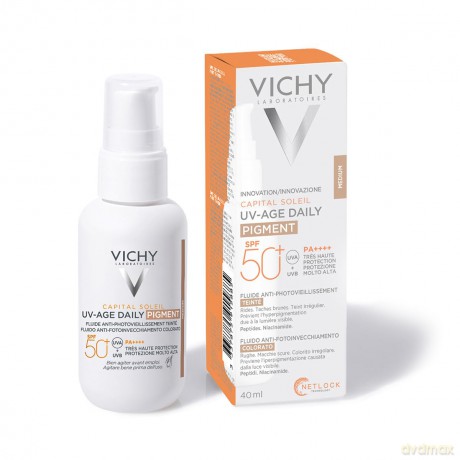Vichy Tinted fluid preventing photoaging SPF 50+ Capital Soleil UV-Age Daily Pigment (Fluid) 40 ml