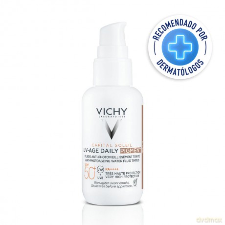 Vichy Tinted fluid preventing photoaging SPF 50+ Capital Soleil UV-Age Daily Pigment (Fluid) 40 ml
