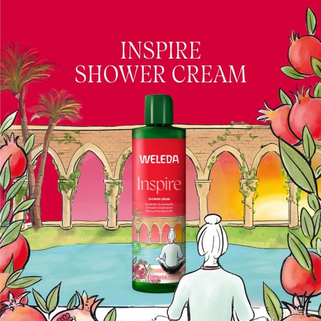 Weleda Inspire Pomegranate Shower Cream (Shower Cream) 400 ml