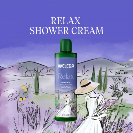 Weleda Lavender Shower Cream Relax (Shower Cream) 400 ml