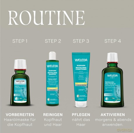 Weleda Rosemary Revitalising Shampoo (Rosmarin Revitalising Shampoo) 250 ml