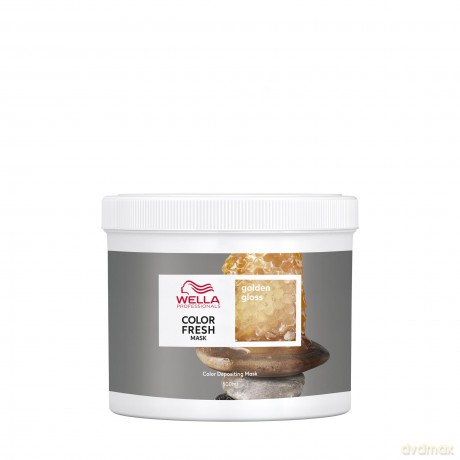 Wella Professionals Hair toning mask Color Fresh (Color Depositing Mask) 500 ml - Volume: Golden Gloss