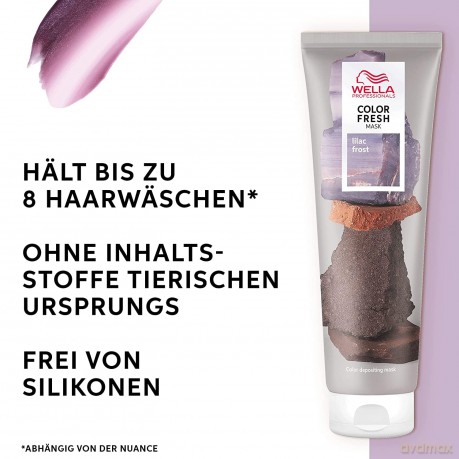 Wella Professionals Hair toning mask Color Fresh (Color Depositing Mask) 500 ml - Volume: Lilac Frost